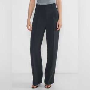 Zanella Black High Rise Wide Leg Pants Size 14